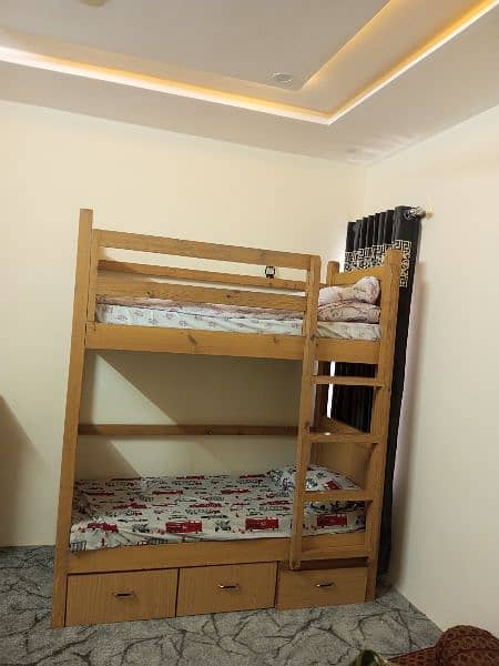 Wooden Bunk Bed for Kids 3