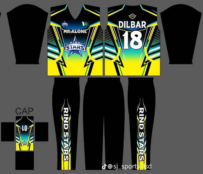 Sport kit & shirt full sublimation print available contact 03092170344 4