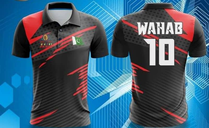 Sport kit & shirt full sublimation print available contact 03092170344 5