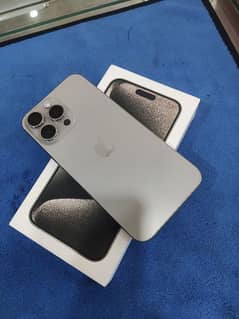 iPhone 15 pro max physical dual sim 256GB official PTA approved