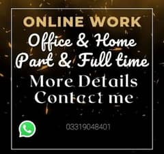 online work  opportunity