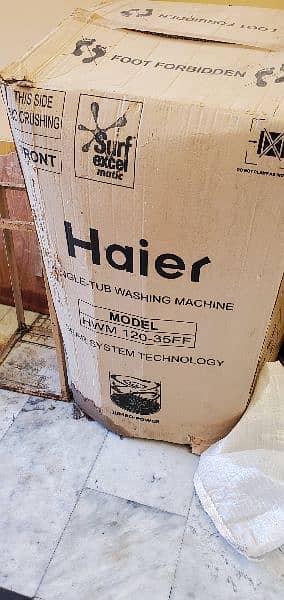 haier washing machine and kenwood spinner 1