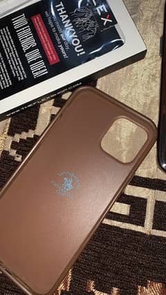 iPhone 12 pro polo orignal leather case and hard polo case