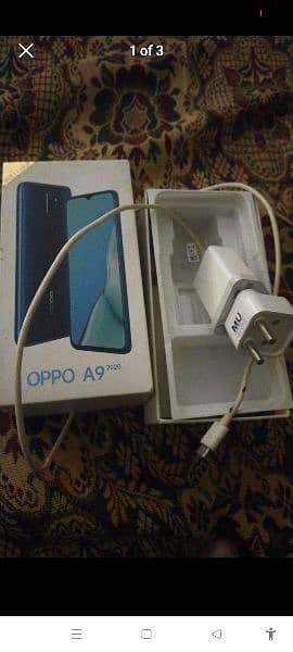 oppo A9 2020 8/128 with snap dragon processer urgent sale 03240743254 1