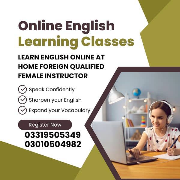 Spoken English Course /Foreign Qualified Female Instructor 0