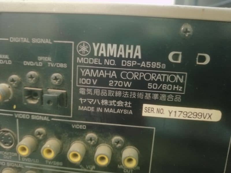 Yamaha Amplifer DSP 595a 3