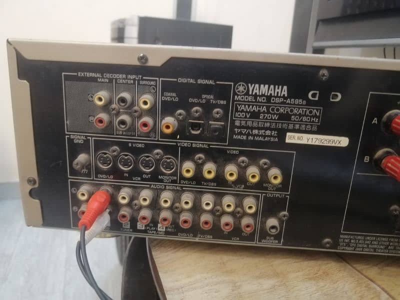 Yamaha Amplifer DSP 595a 5