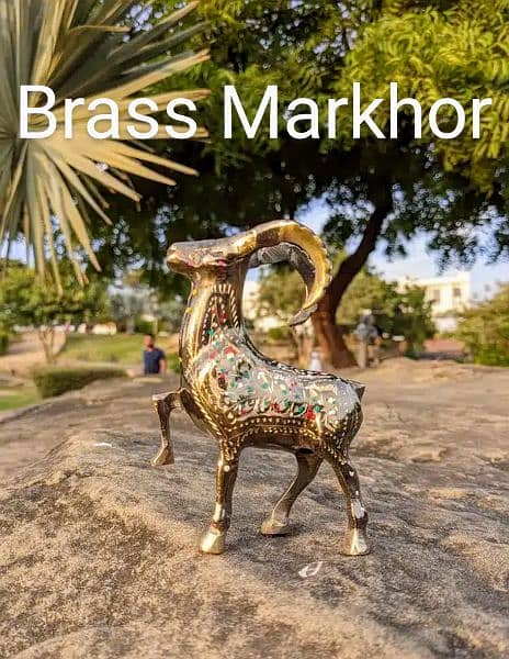 brass Markhor for sale available (Delivery also available) 0