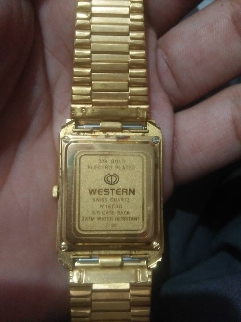 Western Watch W1603g 22K gold 2