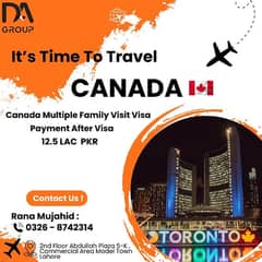 Canada Multiple Family Visit Visa with Multiple Entry.