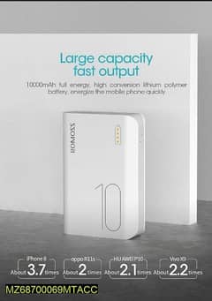 Romoss Power bank 10,000 mAh (Premium) 0