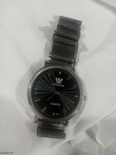 White steel premium stainless watch