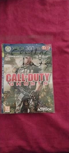 XBOX 360 with controller and free games with power cod
