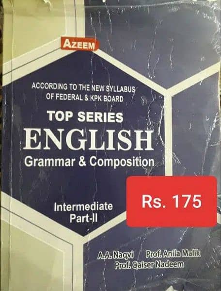 F. SC; Grade 11 and 12 books in excellent condition at 50% low price. 3