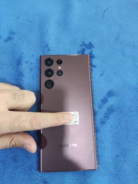 Samsung s22 ultra 12GB ram 256GB ROM official PTA approved dual sim 1