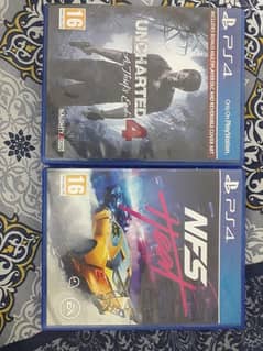 PS4 Games NFS Heat / Uncharted 4