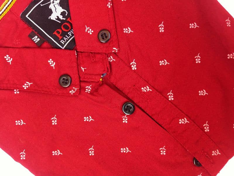 Polo Ralph Lauren Man's full sleeves printed shirt (Medium size) 1