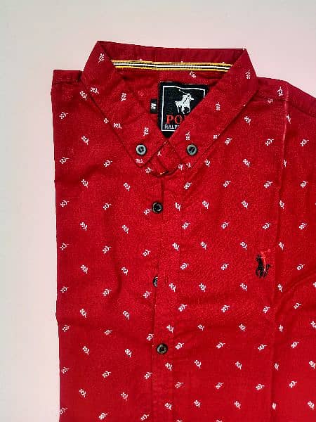 Polo Ralph Lauren Man's full sleeves printed shirt (Medium size) 2