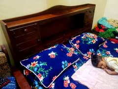 bed  full size dubble bed with mattress,0340-5020295