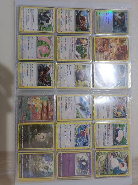non repeated pokemon card collection plus album 10