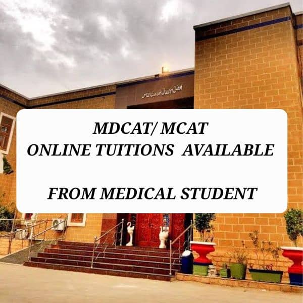 MDCAT/MCAT ONLINE TUITION FROM 3RD YEAR MBBS STUDENT 0