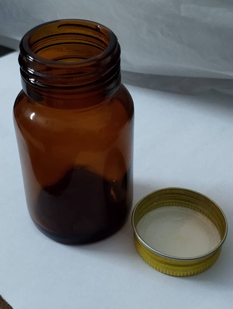 Amber Glass Jar 50gm 1