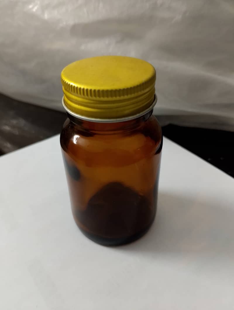 Amber Glass Jar 50gm 2