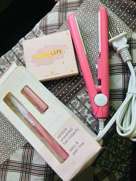 urgent sale mini straightener , imported contact lenses,hair trimmer 4