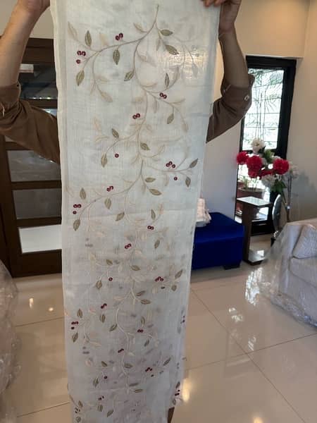 Embroidered Organza Curtains Ready to Use 18