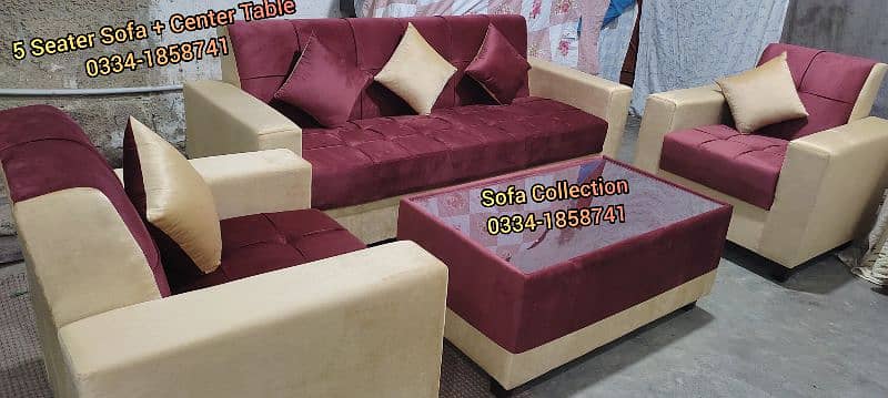 Sofa Set 5 Seater 1