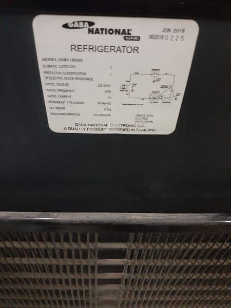 Gaba National Single Door Refrigerator GNR-185 G. D 1