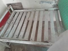 2 iron single beds for sale