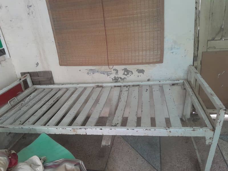 2 iron single beds for sale 1