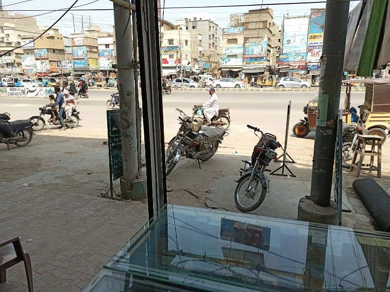 Main road Front Shop Liaquatabad 7