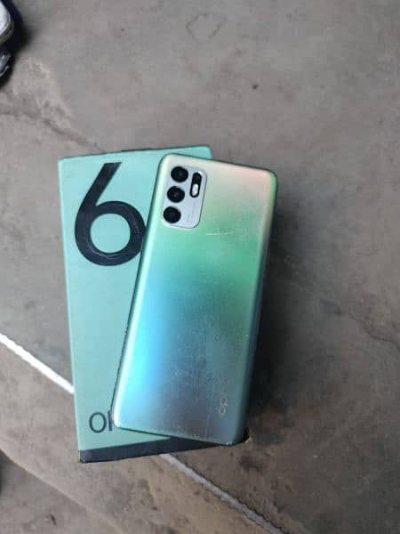 oppo reno 6 10/9 with box normal shad 5
