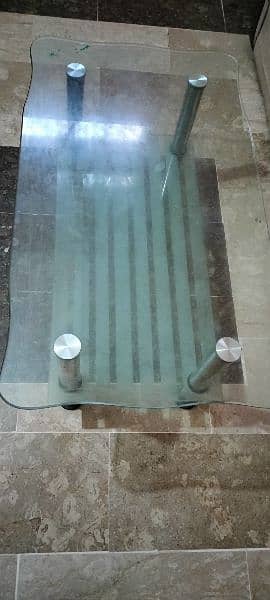 Glass center table for sale 5