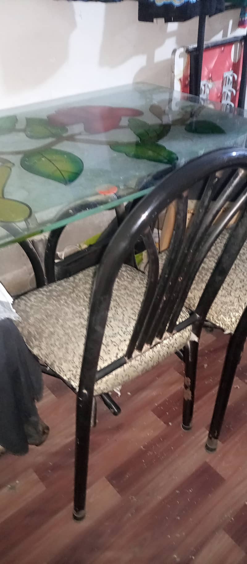 4 person dining iron road table abd chairs 0