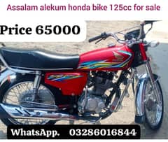 Honda bike for sale 03286016844