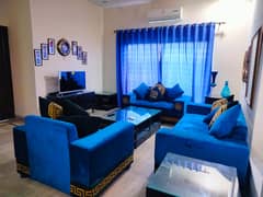 45K PER DAY ]Beautiful Brand New 1 kanal Furnished House Available For Rent