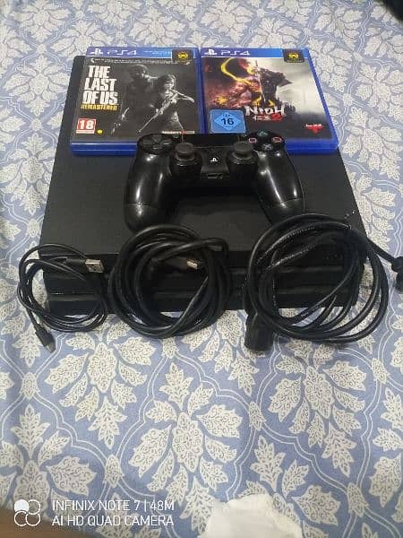 PS4 pro 1tb with 2 games 6
