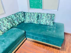 L Shape Sofa Set with Table