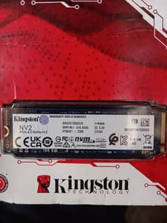 Kingston Nv2 PCle 4.0 NVMe M. 2 1 tb SSD 0
