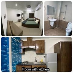 Furnished rooms and apartments for monthly basis