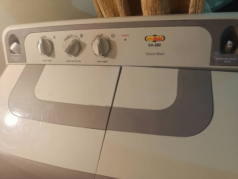 Super Asia Washing Machine SA-280 Grand Wash 2