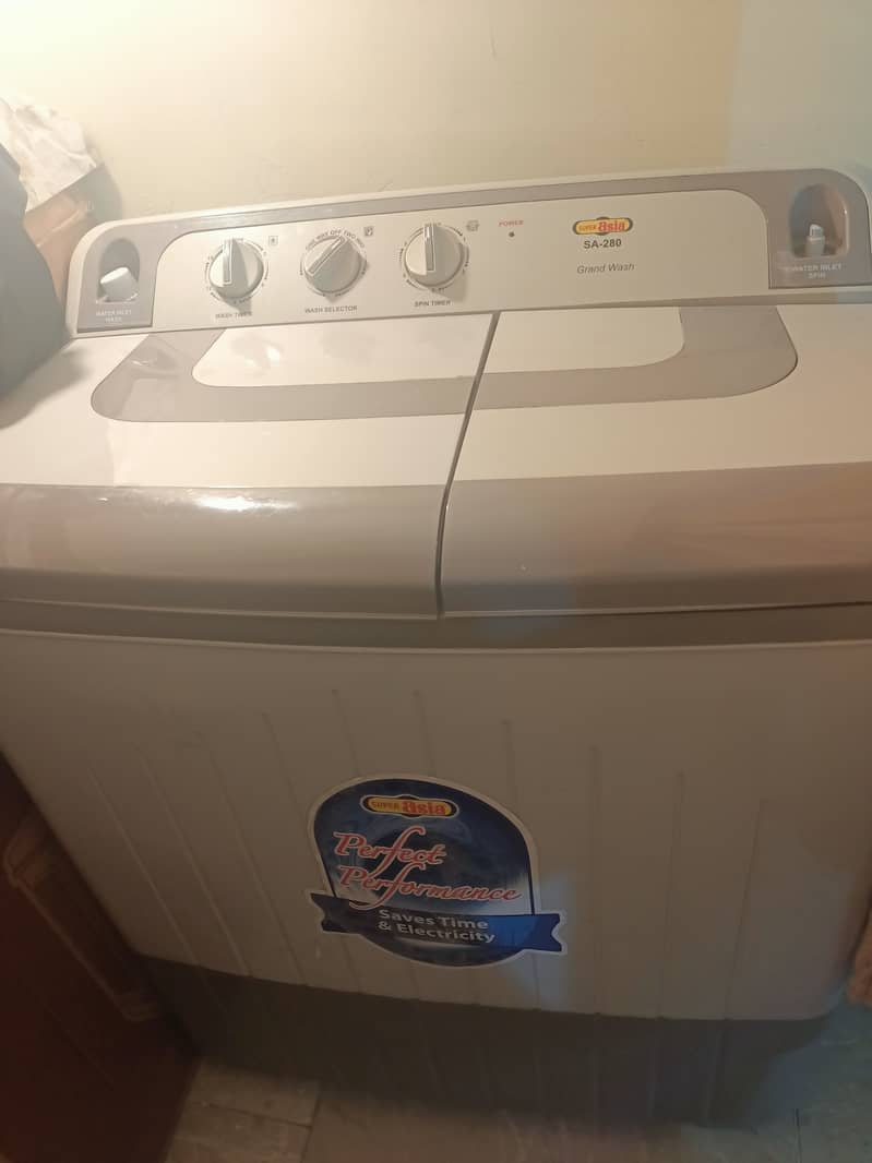 Super Asia Washing Machine SA-280 Grand Wash 5