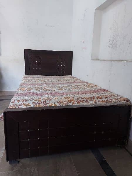 Wooden Single Bed 3