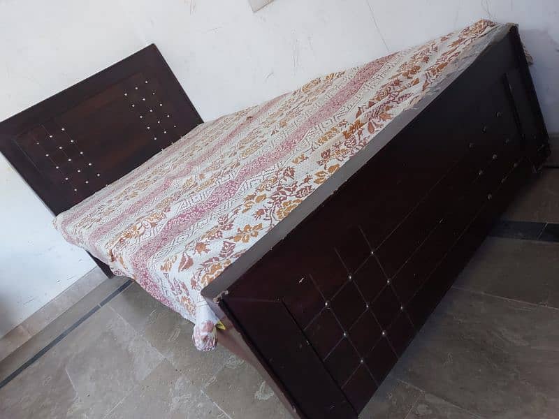 Wooden Single Bed 4