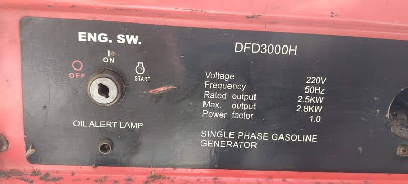 Urgent Generator for Sale 220V 5