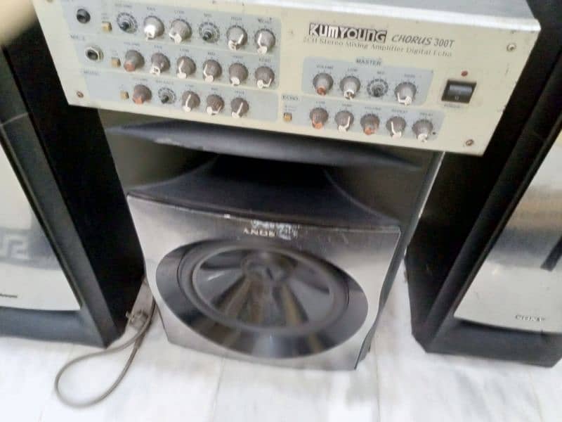 just like brand new amplifier with woofers speakers 2