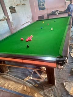 A snooker table good condition Table size is 6/12